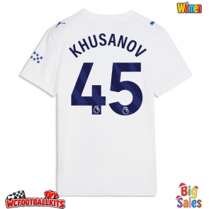 Manchester City Abdukodir Khusanov #45 Replica Third Stadium Shirt for Women 2026-27 Short Sleeve